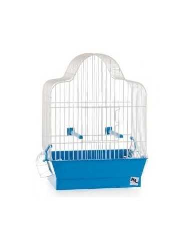 Bird cage with shape of a wave roof