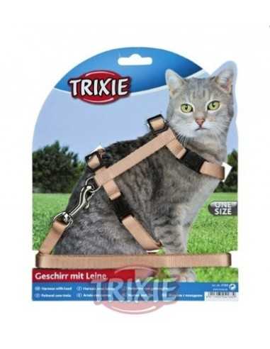 Arnet on a leash Trixie cats Trixie
