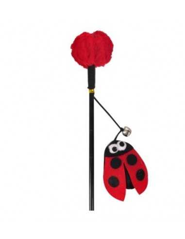 Cane with ladybug and bell Beeztees