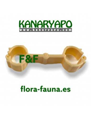 Pulseira de perna dupla torcida Kanaryapo N 9