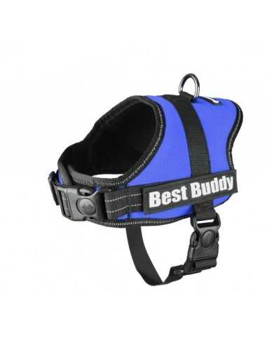 Flamingo Harness Best Buddy Pluto Blue For Dogs