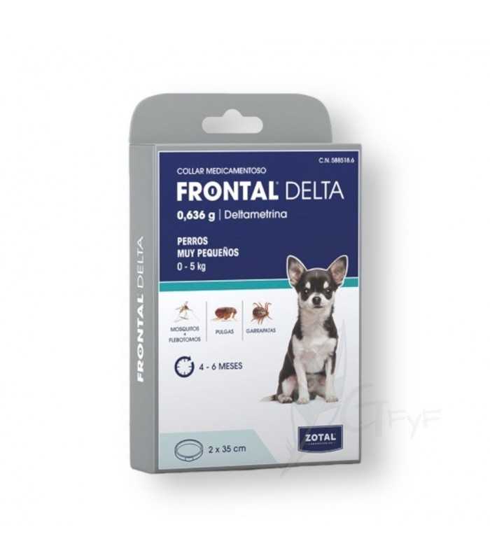 Frontales Delta-Antiparasitenhalsband 35 cm ZOTAL