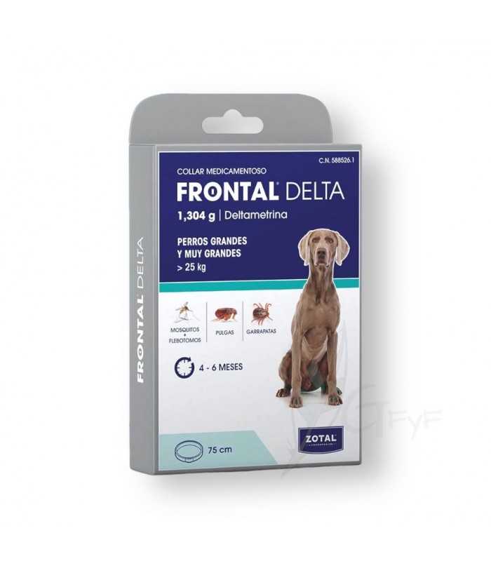 Frontales Delta-Antiparasitenhalsband 75 cm ZOTAL