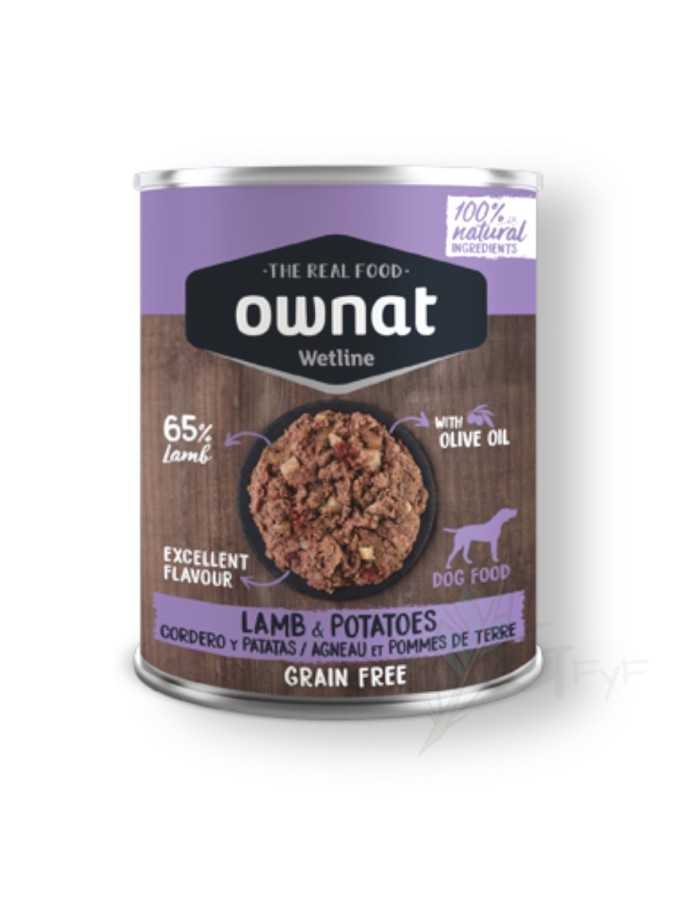 Cans for dogs Lamb and Potato Ownat
