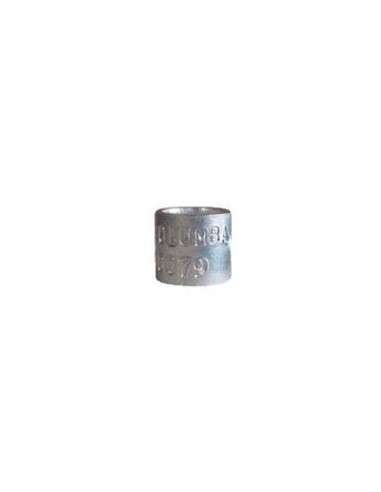 Anilla de aluminio cerrada paloma (8 mm)